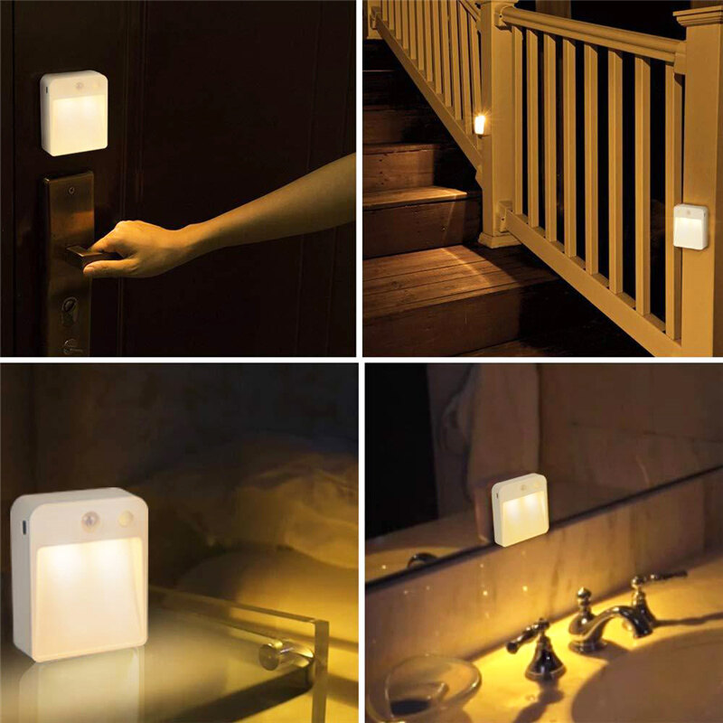 Đèn LED Cảm Biến Chuyển Động Đèn Tường Tủ Trong Nhà