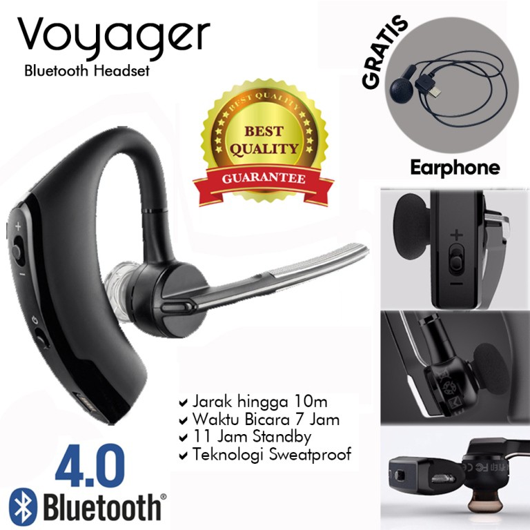 Headset Bluetooth Voyager Unitech 