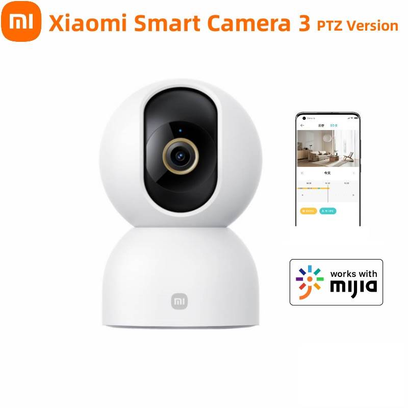 Xiaomi Smart Camera PTZ Edition 3K Full Color Bidirectional Speech  Megapixels 360° View Work Infrared Night Vision CN version