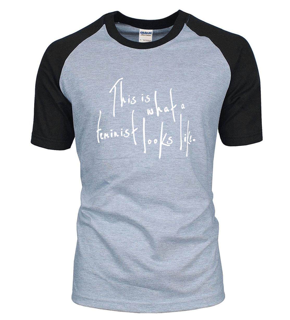 Meixin Ini Adalah Apa Yang Seorang Feminis Tampak Seperti Huruf Hip Hop Pria T Shirt 2019 Baru Musim Panas 100% Katun Kualitas Tinggi Kasual Kaus Raglan