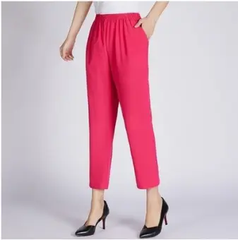 high waisted silk pants