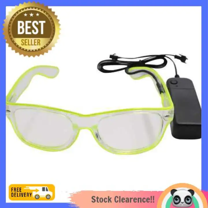 fluorescent green sunglasses