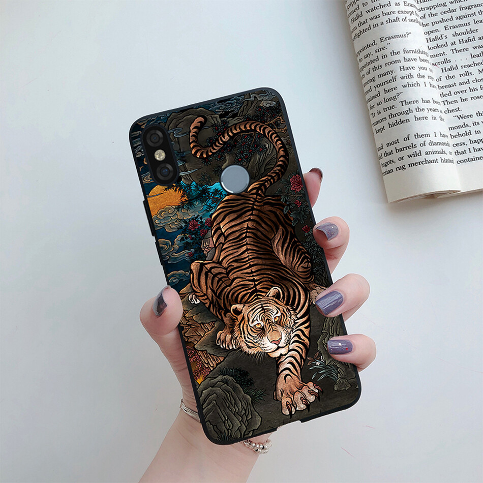 For Xiaomi Redmi Note 5 Pro Case Soft Silicone Dragon Snake Phone Cover For Redmi Note5 Pro Casing