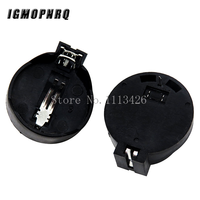 10pcs cr2025 battery button cell holder socket case cr2032 battery holder 2032