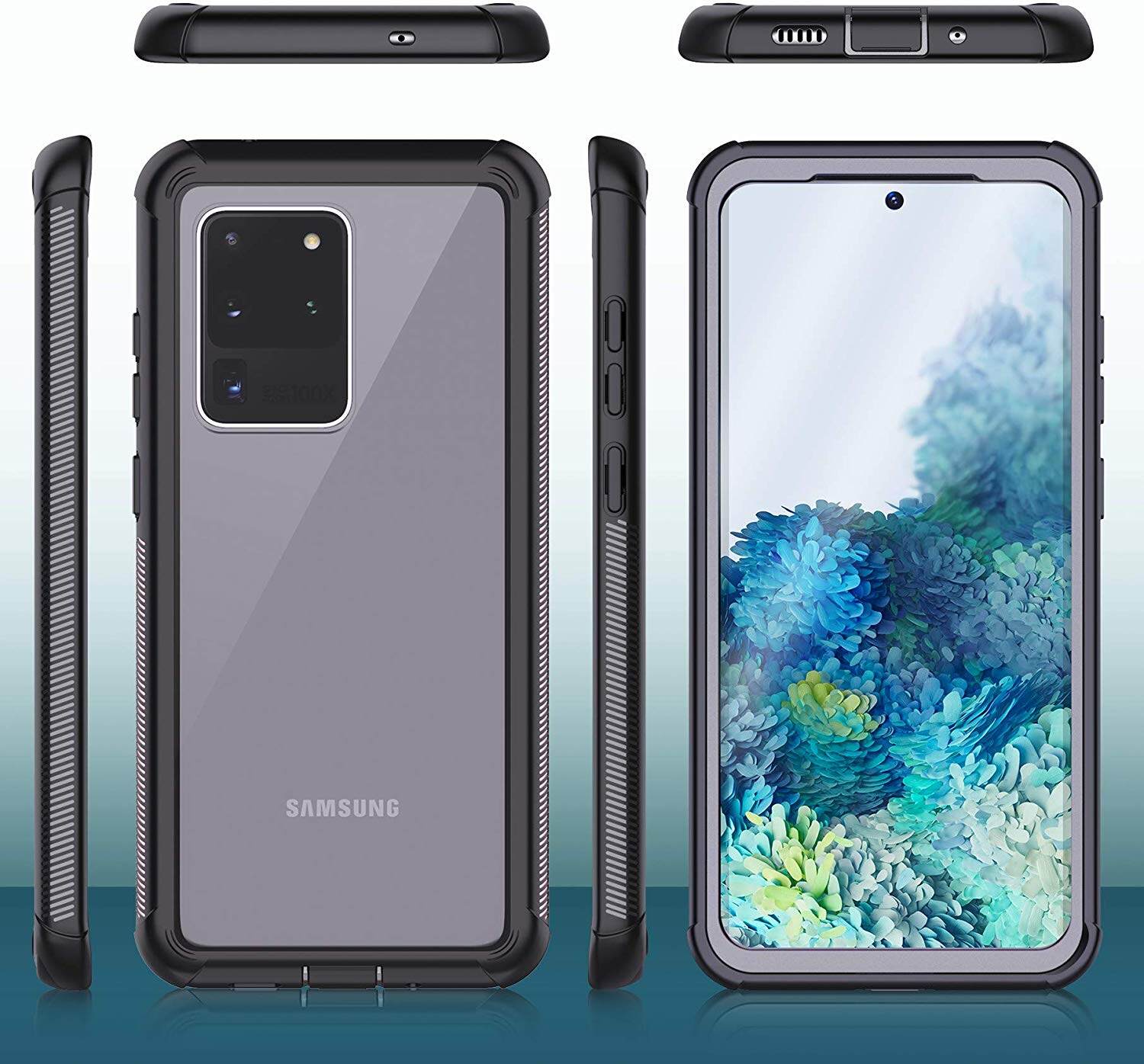 Samsung Galaxy S20 Ultra S20 + Plus Case Built-in Screen Protector Full Body Heavy Duty Shockproof Protective Case for Samsung S20+/ S20 Ultra /S20 5G Casing