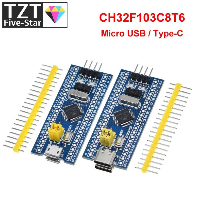 STM32F103C8T6 CH32F103C8T6 ARM STM32 Minimum Development Board STM32F401 STM32F411 + ST-LINK V2 Download Programmer