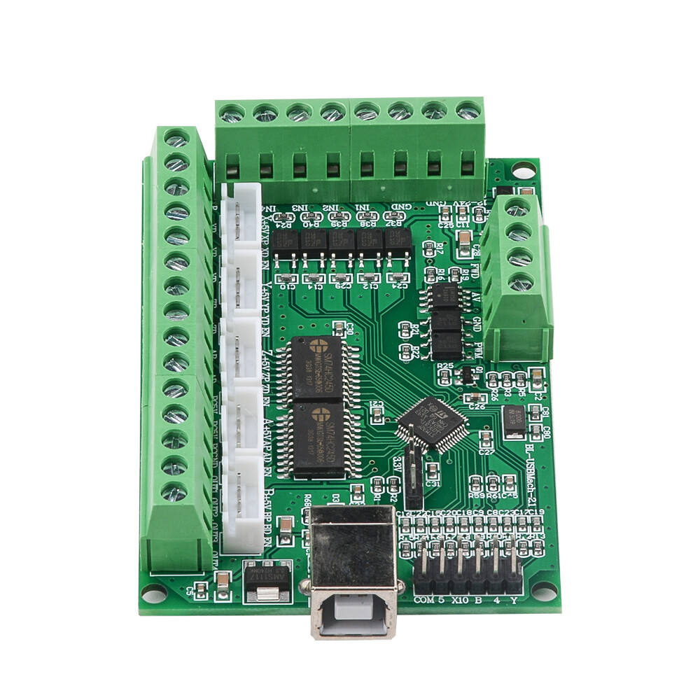 diymore MACH3 V2.1 Five-axis Engraving Machine Motherboard CNC Motion Control Card 5-axis Stepper Motor Drive Interface Board