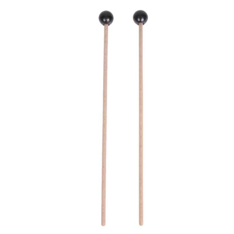 1 Pairs Professional Xylophone Marimba Mallets Maple Wooden Handle Rubber Mallets Malaysia