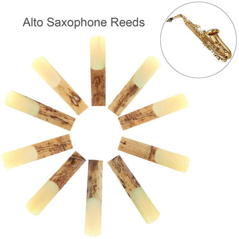 10pcs Alto bE 2-1/2 Saxophone Reeds Bamboo Strength 2.5 for Saxophone Parts Malaysia