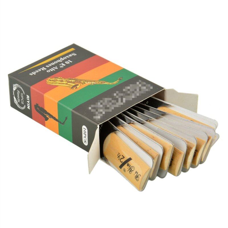 10pcs Classic Alto Sax Reeds For Riyin Saxophone 2.5 Gift Useful Traditional Malaysia
