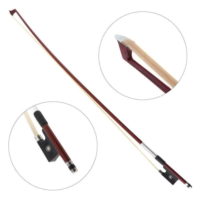 1/4 Double Fisheye Violin Bow Rod Octagonal Bow Lever Woodden Violin Accessories Malaysia