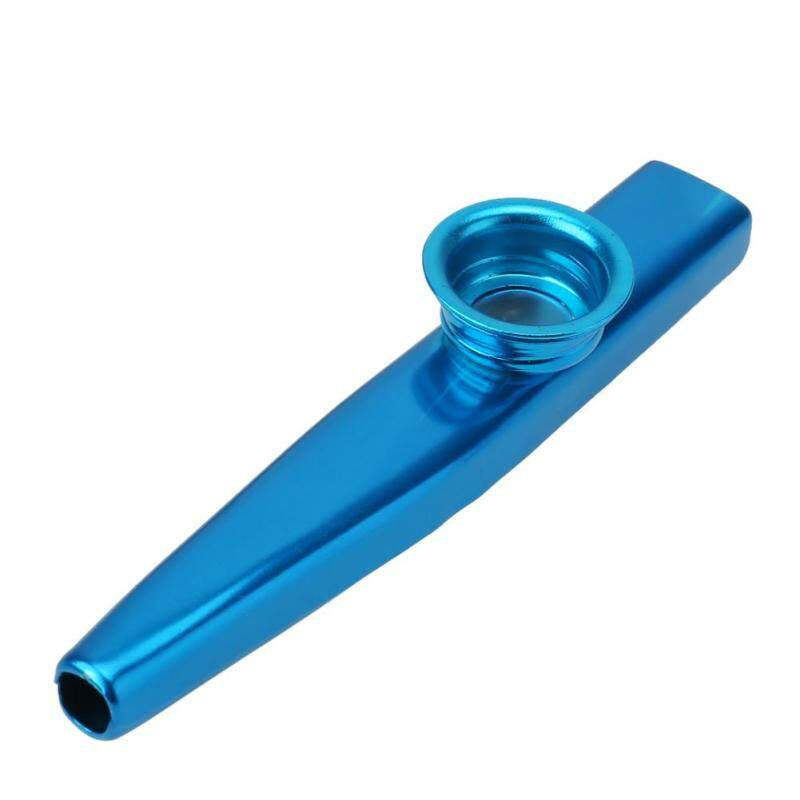 1Pc Aluminum Kazoo Flute Easy Instrument for Kids Adult Music Lovers(Blue) Malaysia