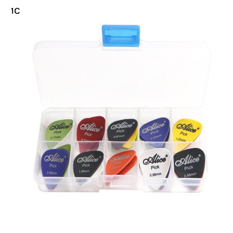 24pcs Acoustic Electric Guitar Picks Plectrum Various thickness + Pick Box Malaysia