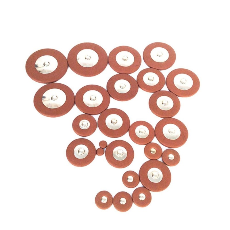 26 Pieces of Sax Leather Pads Replacement for Alto Saxophone Malaysia
