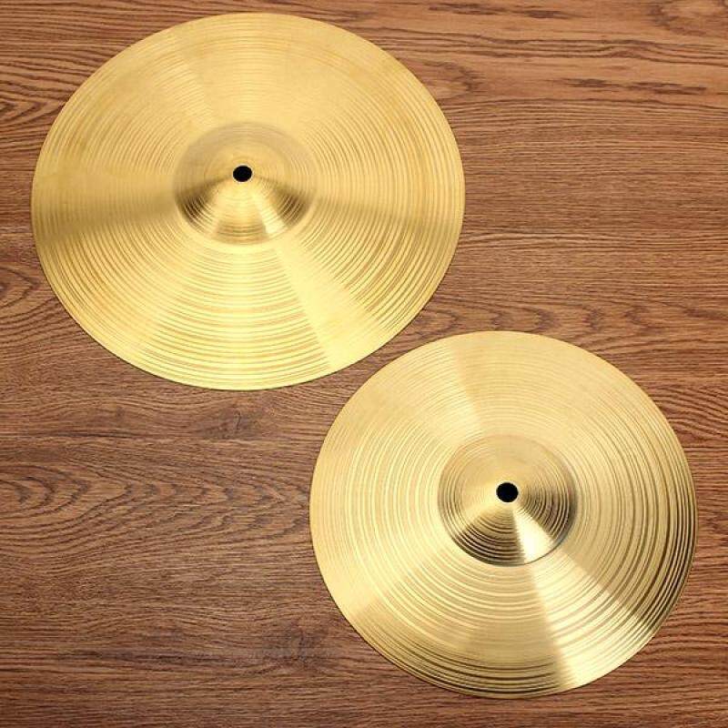 2 Chiếc Trống Đồng Cái Chập Chả 8 Inch Vàng