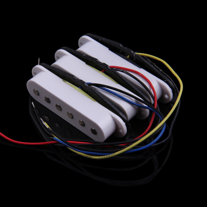 3in1 48 50 52MM White Single Coil Electric Guitar Pickups for Start Fender Malaysia