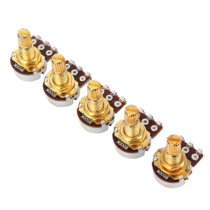 5Pcs B500k Ohm Audio Mini Pots Guitar Potentiometer For Electric Guitar Parts Malaysia