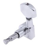 6 Cái Núm Chỉnh Dây Đàn Ghi Ta Mộc Bộ Chỉnh Dây Đàn Ghi Ta (Màu Bạc)