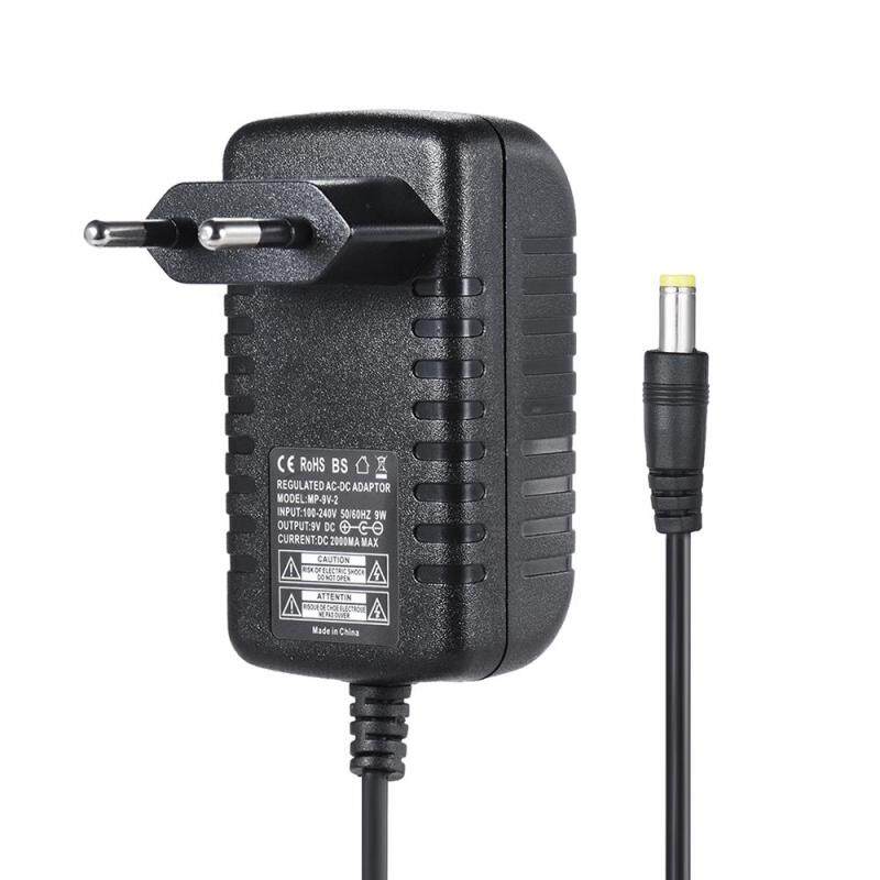 9V 2A Power Supply Adapter Converter for Guitar Bass Effect 100~240V Input EU Plug Malaysia