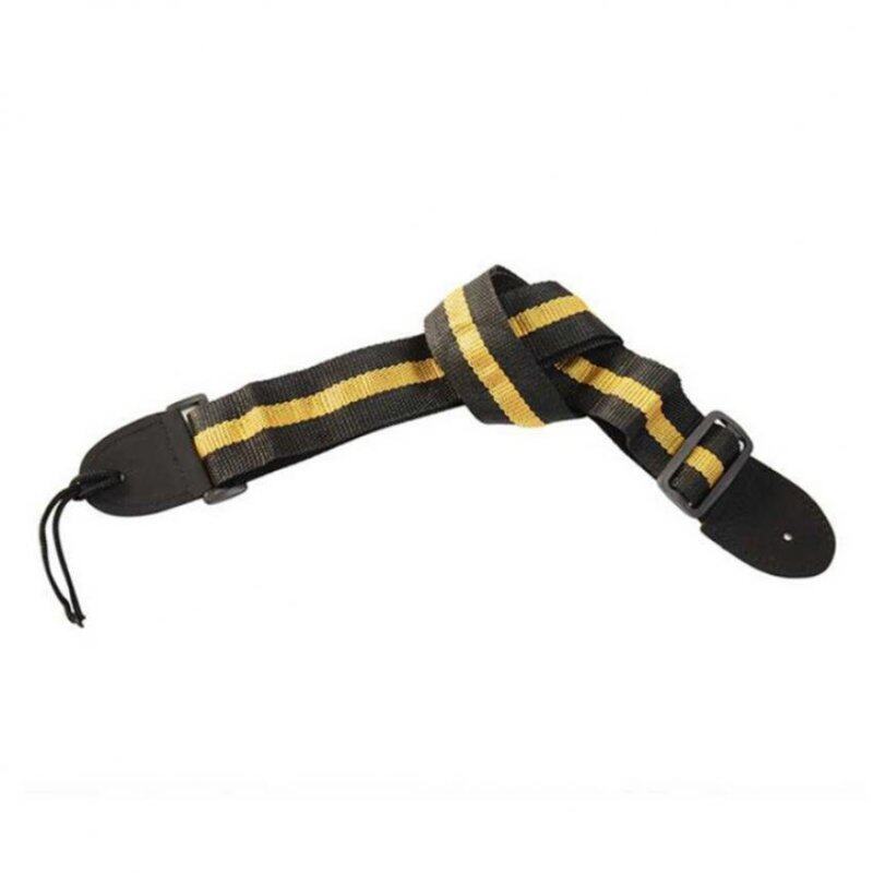 Acoustic Electric Guitar Bass Nylon Adjustable Strap Belt Guitar Strap Yellow Malaysia