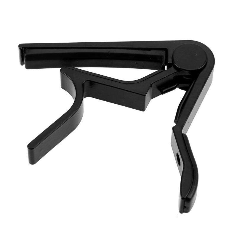 [Fast Delivery]Alloy Tune Clamp Key Trigger Capo for Acoustic Electric Guitar(Black) (MY) Malaysia