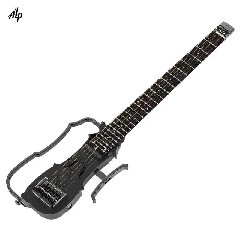 ALP DRA-200 Portable Foldable Headless Travel Acoustic Folk Guitar Built-in Tuner 2-Band EQ with AUX IN Headphone Speaker Jacks Gig Bag Malaysia