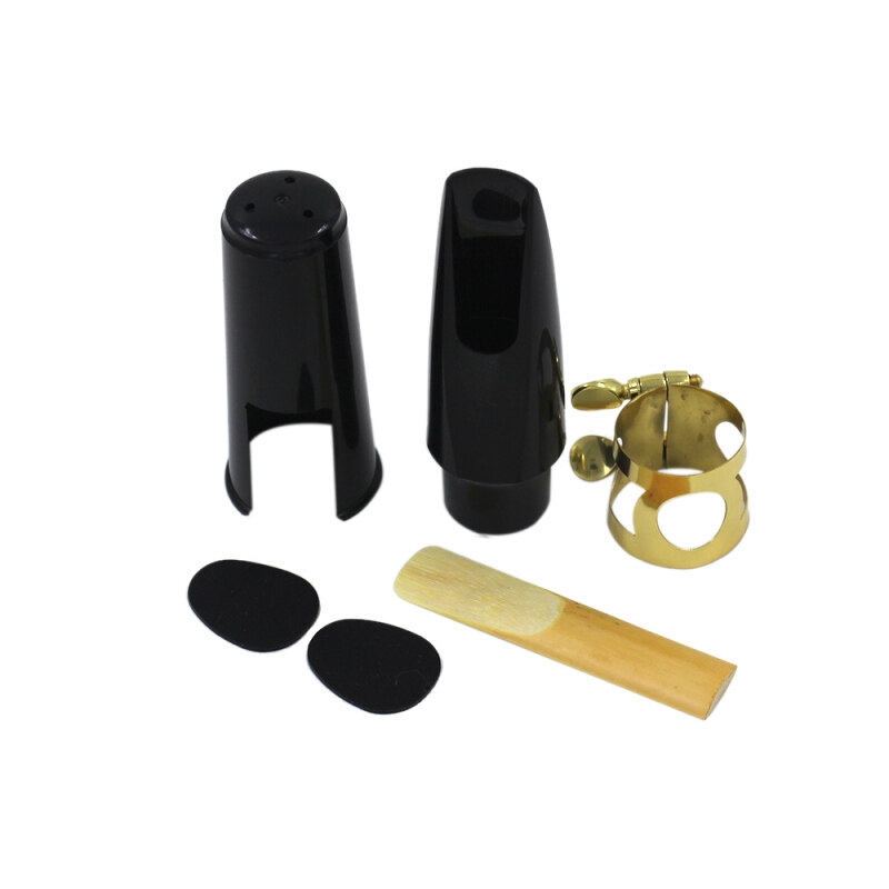 Alto Sax Saxophone Mouthpiece Plastic with Cap Metal Buckle Reed Mouthpiece Patches Pads Malaysia