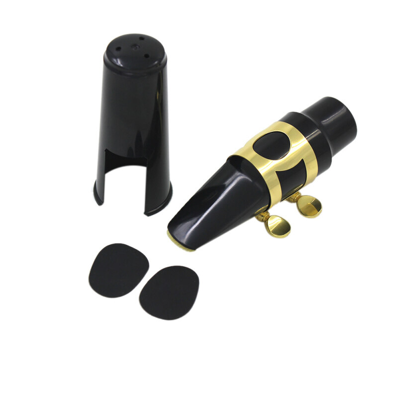 Alto Sax Saxophone Mouthpiece Plastic with Cap Metal Buckle Reed Mouthpiece Patches Pads Cushions Malaysia