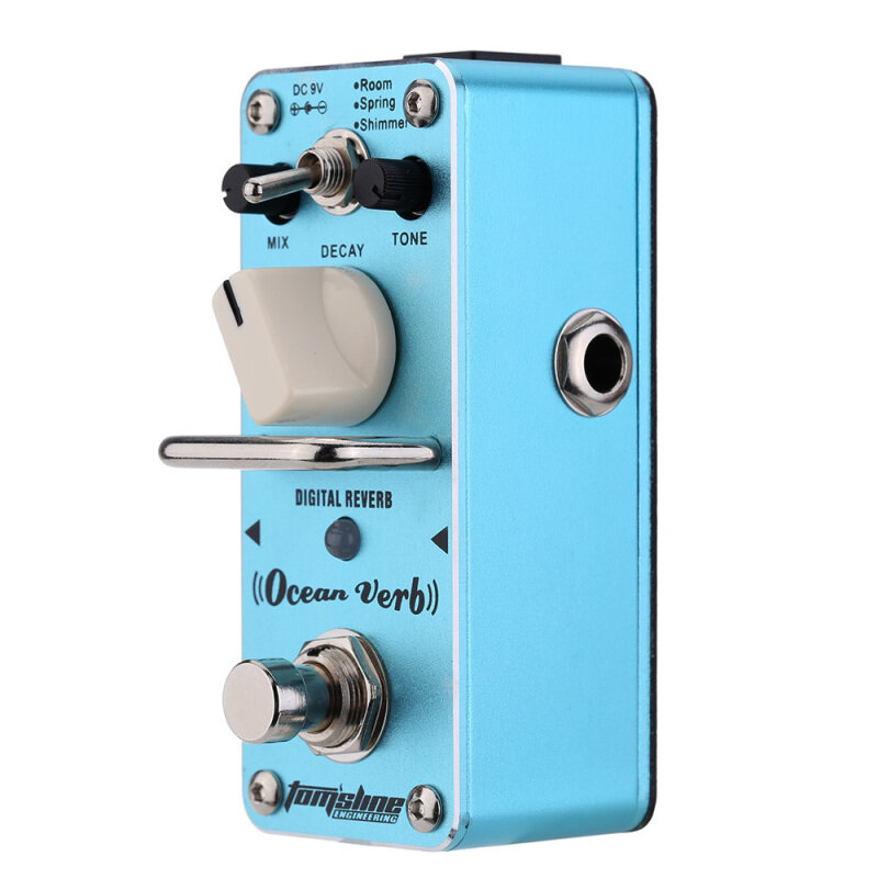 AROMA AOV-3 Ocean Verb Digital Reverb Electric Guitar Effect Pedal Mini Single Effect with True Bypass Malaysia