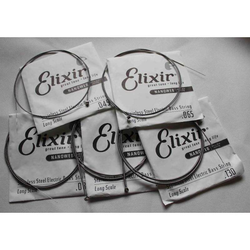 Bass strings 5 electric bass guitar string 045-130 musical instrument parts guitar accessories 1 set (Green) Malaysia