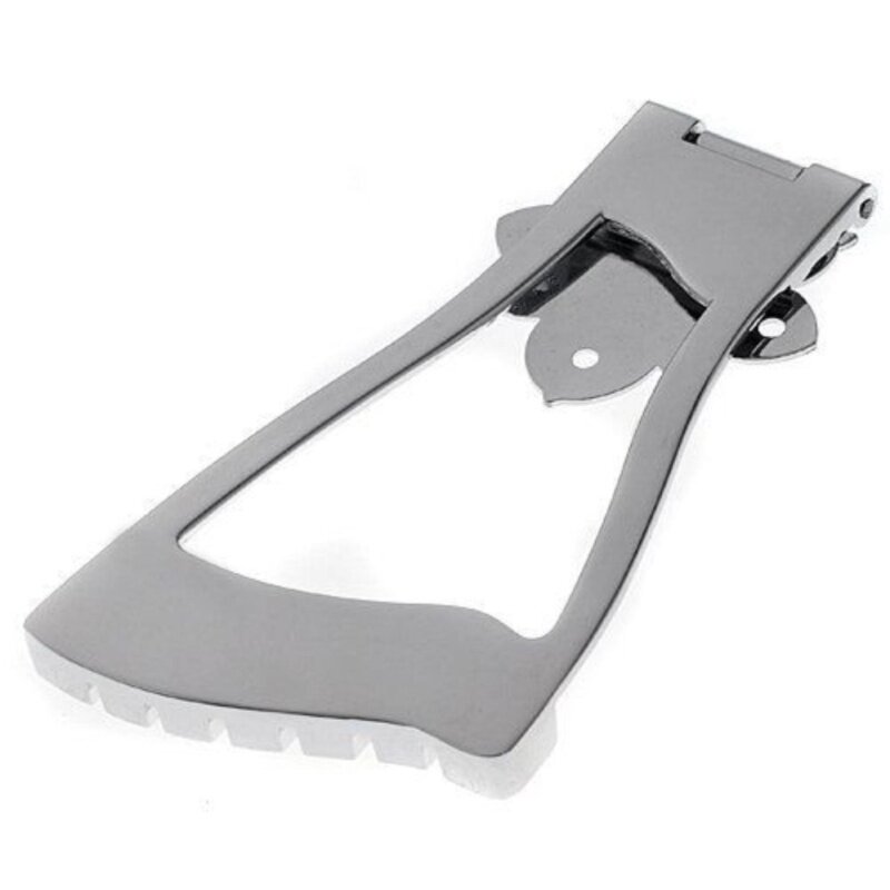 BG-6002CR Hollowbody Archtop Guitar Bridge Tailpiece Chrome Malaysia