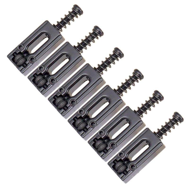 BolehDeals 6Pcs Vintage Roller Saddle Guitar Bridge String Saddles for Electric Guitar Bridge Parts Malaysia