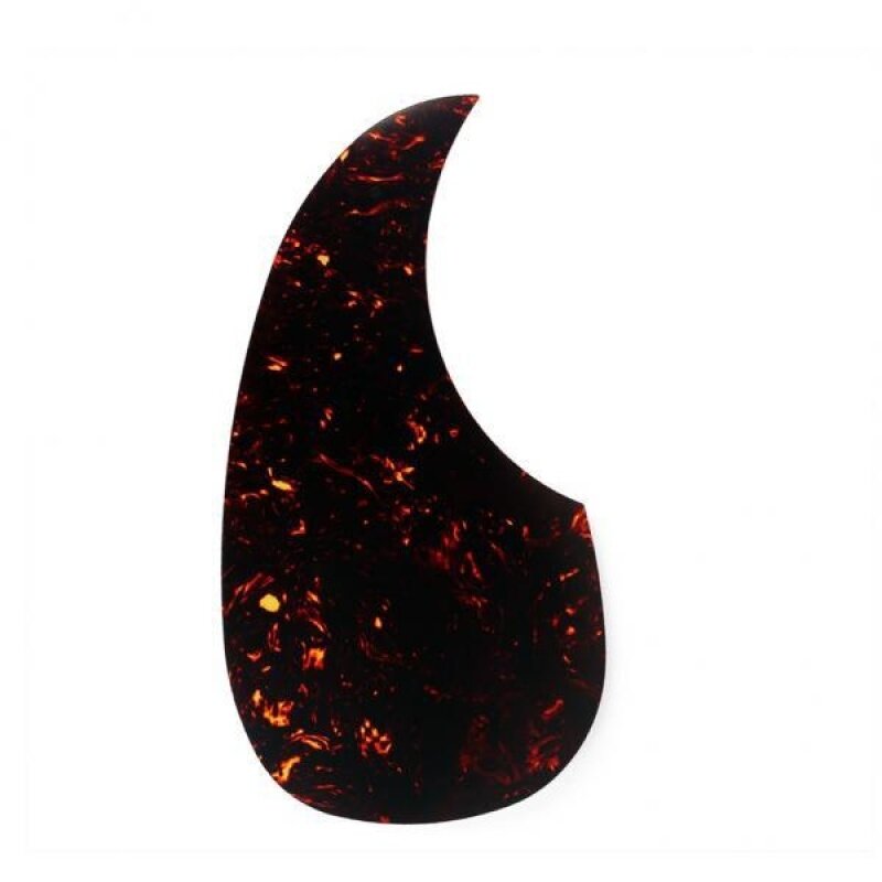 BolehDeals Left Handed Acoustic Guitar Self-Adhesive Pickguard Brown Tortoise Shell Malaysia