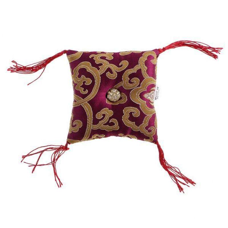 BolehDeals Square Tibetan Singing Bowl Cushion Pillow Nepal Handmade for Buddha Bowl #2 Malaysia