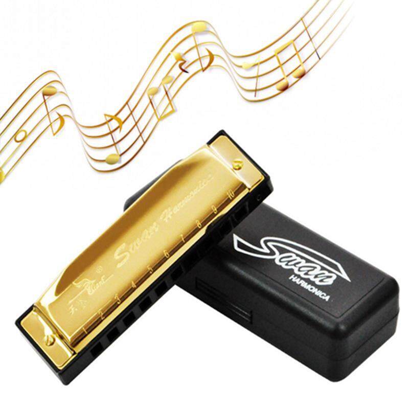 C Key 10 Holes 20 Tone Blues Harmonica Harp Mouth Organ Malaysia