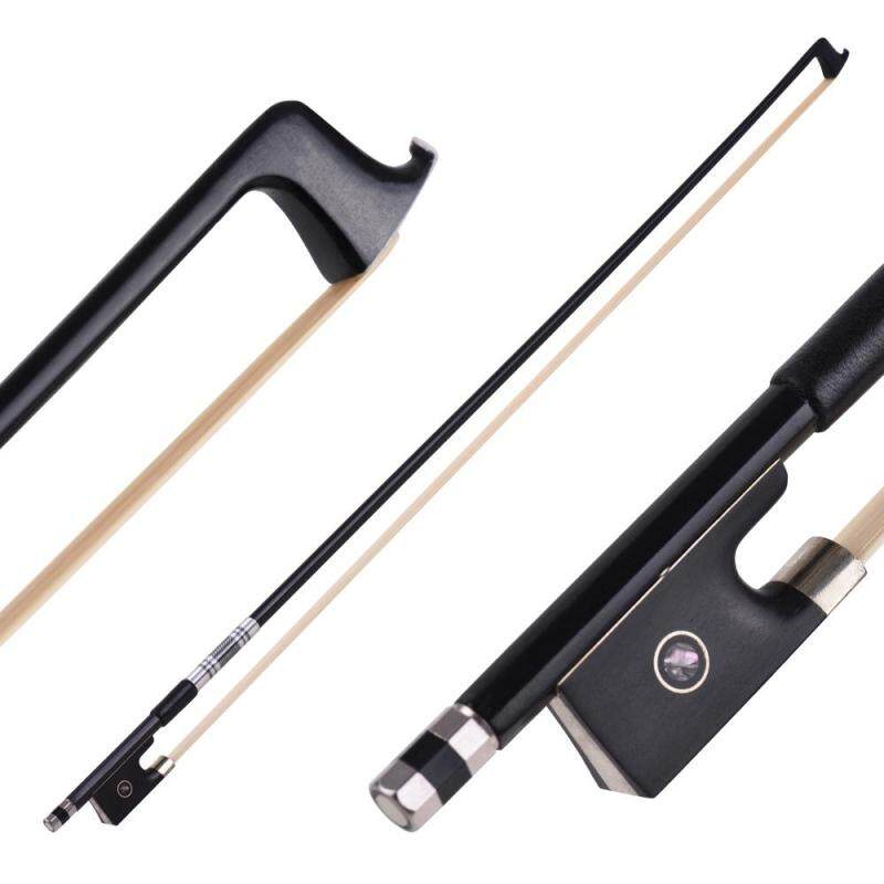 Carbon Fiber 4/4 Full Size Violin Fiddle Circle Style Bow Ebony Frog Malaysia