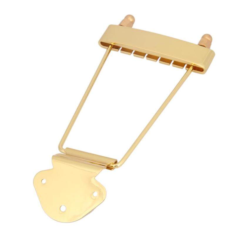 Chrome Tailpiece Trapeze Open Frame Bridge 6 String Guitar (Gold) Malaysia