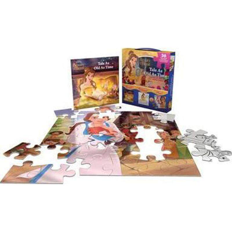 Disney Princess Beauty and the Beast Tale as Old as Time : Storybook and 2-in-1 Jigsaw Puzzle Malaysia