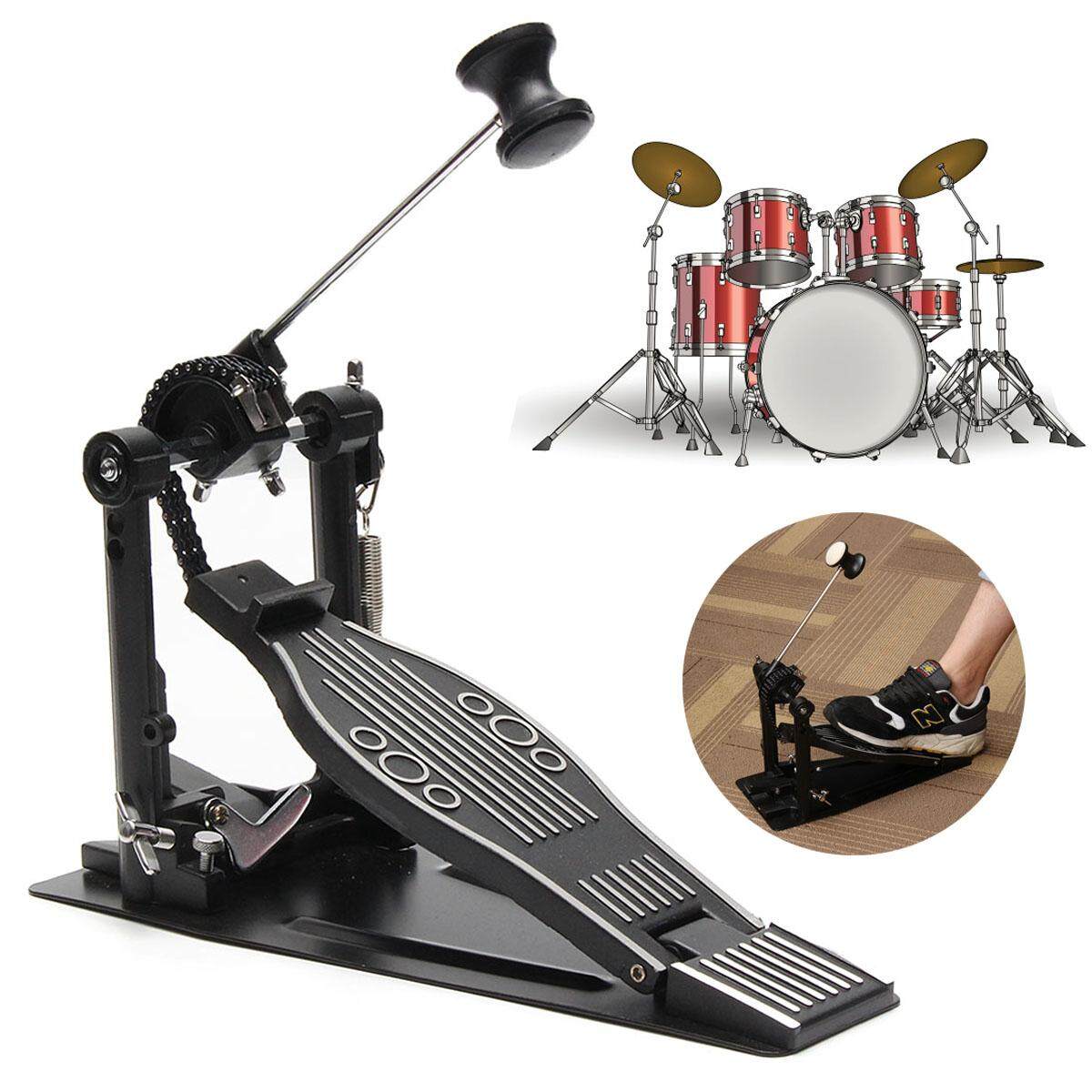 Drum Pedal Percussion Single Foot Kick Bass Drum Pedal Chain Drive - intl