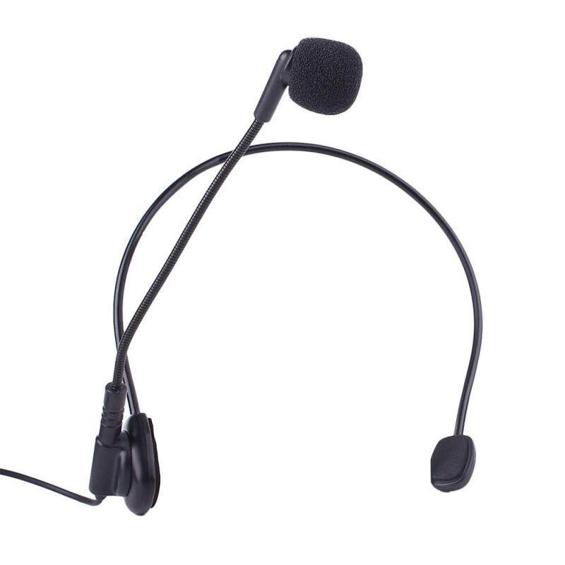 Dynamic Wired Head Mounted Headset Microphone Mic Flexible Lightweight 3.5mm Malaysia