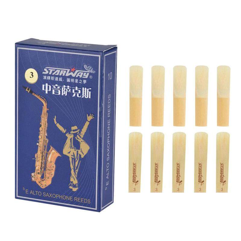 Eb Alto Saxophone Reeds Sax Bamboo Reed Strength 3.0 10pcs/ Box Malaysia