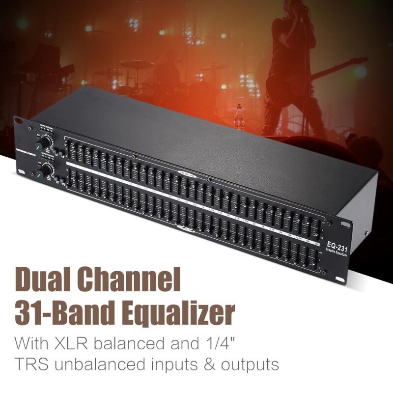 EQ-231 Dual Channel 31-Band Equalizer 2U Rack Mount Malaysia