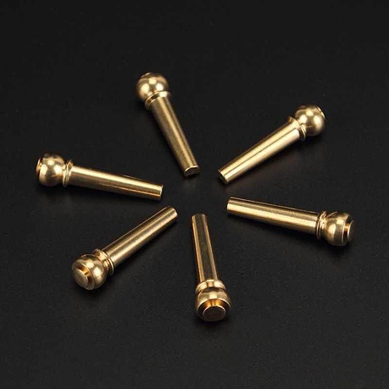 Excellent 6pcs/1 set Acoustic Guitar Bass Bridge Pins Metal Copper For Guitar Malaysia