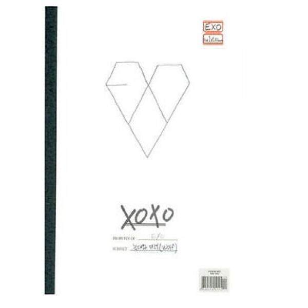 EXO Vol.1 Xoxo Ciuman Versi 1st Album CD K-POP Disegel dengan Kartu Foto-Intl