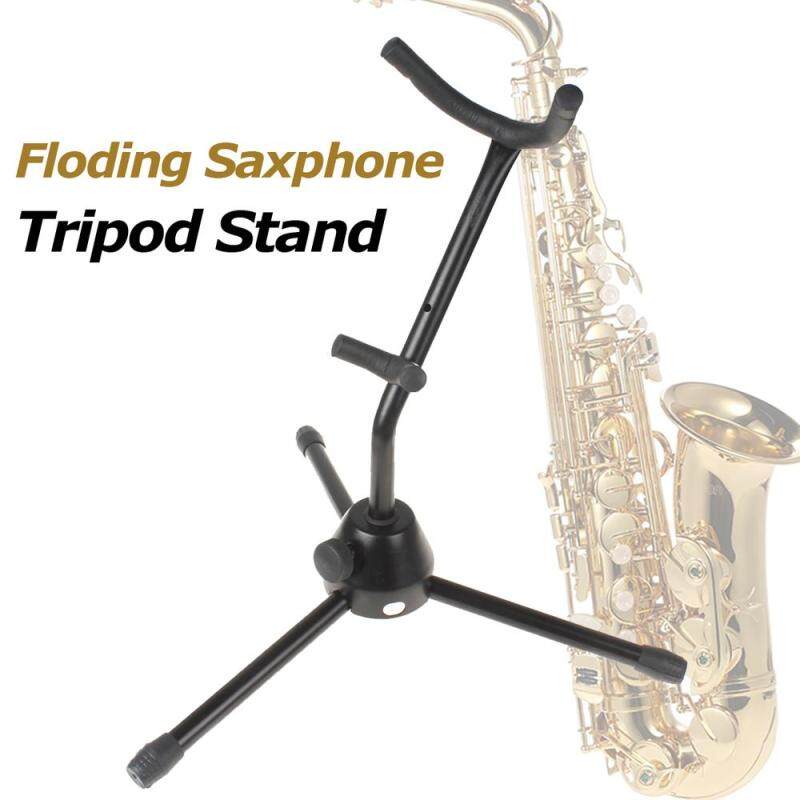 Folding Saxophone Stand Alto Sax Rack Lightweight Tubular Construction Malaysia