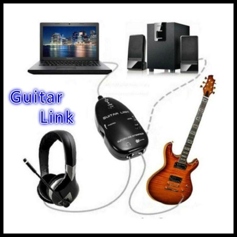 Guitar Adapter Connector Converter USB Interface Plastic Guitar Connector Effect USB Guitar Bass Link for Windows XP Mac OSX and Later Malaysia