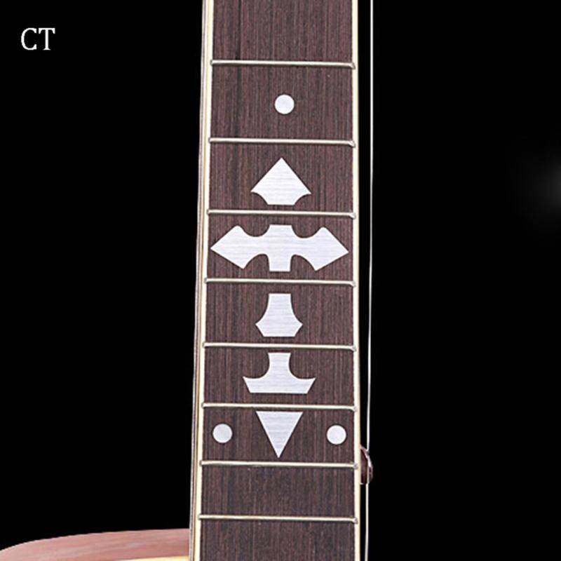 Jettingbuy Guitar Bass Inlay Fretboard Sticker Marker Diy Fret Decal Butterfly Over Flower Cross Stickers Malaysia