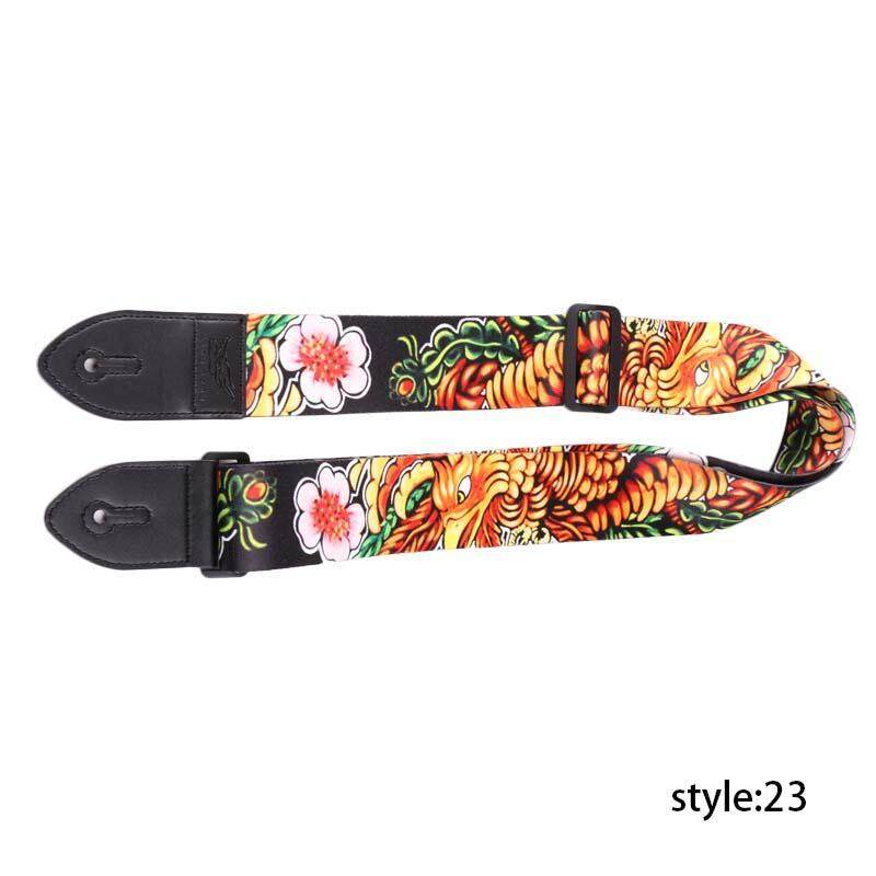 Guitar Bass Strap Adjustable Belt With PU leather Electric Acoustic Guitar Parts Malaysia