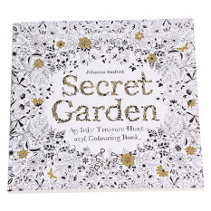 HengSong Secret Garden An Inky Treasure Hunt And Coloring Book 96 Pages English