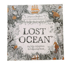 HengSong Secret Garden Lost Ocean And Coloring Book English 12pages